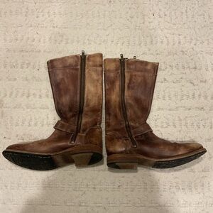 Bed Stu Distressed Leather Boots